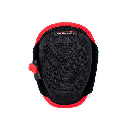 Safe Handler Professional Xtra Strong Gel Knee Pads, Red/Black, PR BLSH-XHD-MFG-KP-10BKR